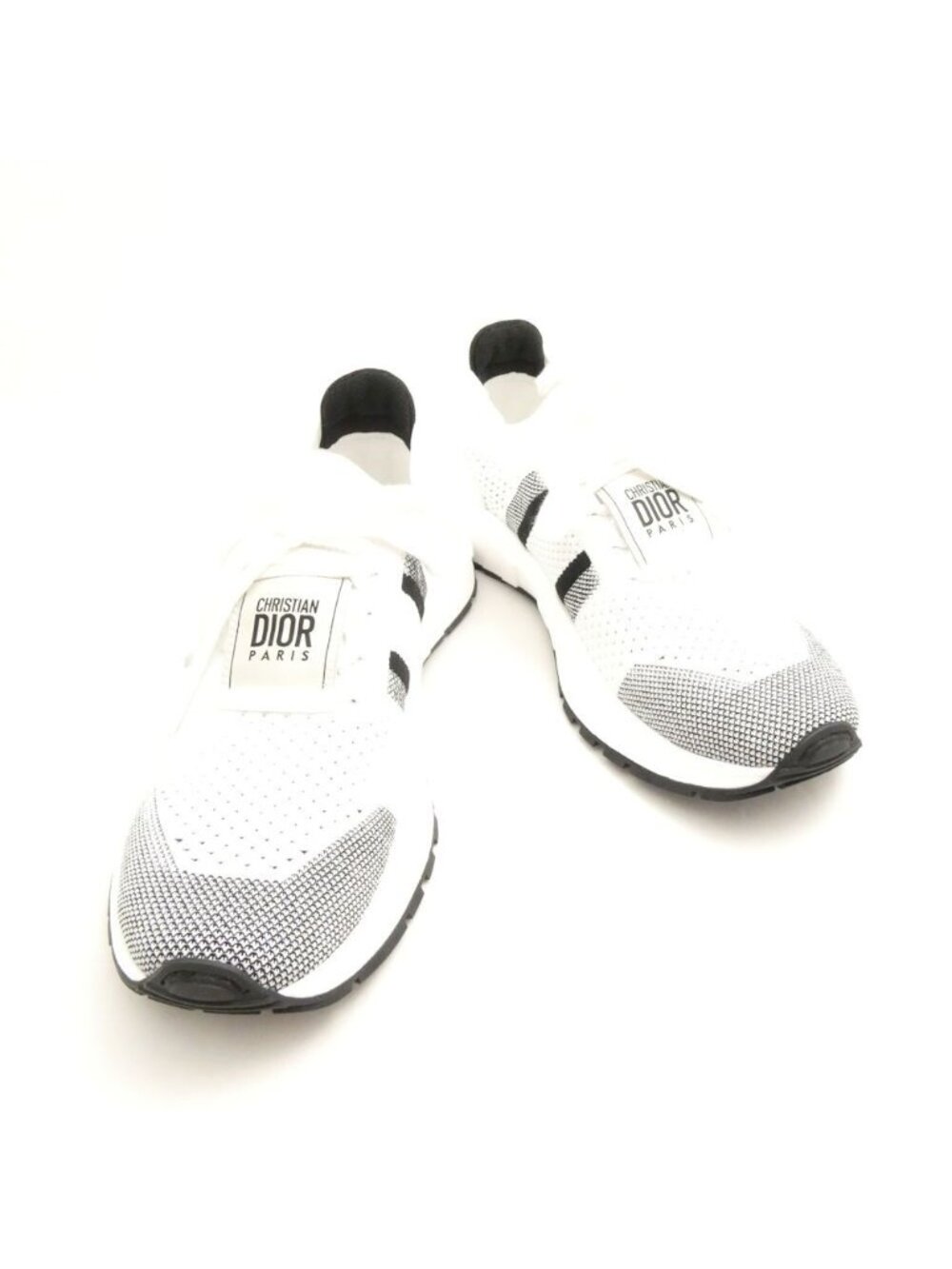Dior Run'n'dior Sneakers 37 Low Cut Mesh Logo Black - Picture 2 of 9